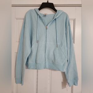 💕✨️NWT Auden Waffle Lounge Hoodie XS Light Blue